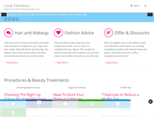Tablet Screenshot of look-fabulous.com